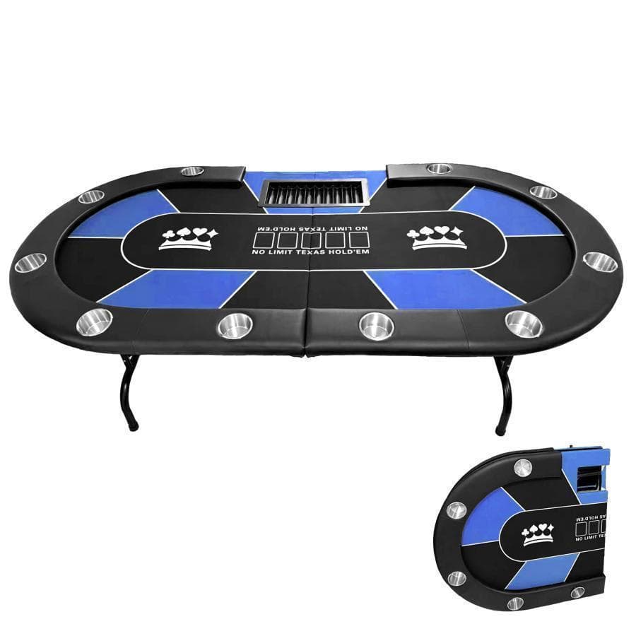 新品*ポーカーテーブル10人対応カジノ チップラック ドリンクホルダー赤