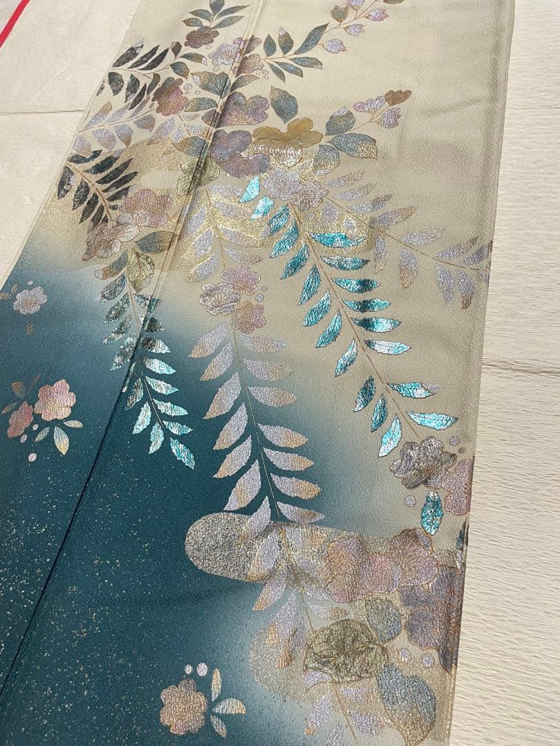 訪問着フルセット　辻ヶ花　金銀彩　螺鈿　正絹　結婚式　豪華　高級