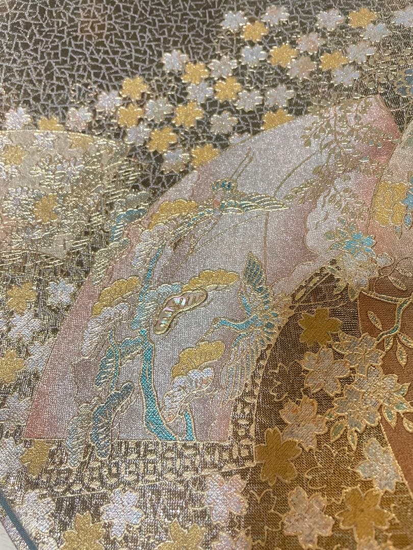 訪問着フルセット　辻ヶ花　金銀彩　螺鈿　正絹　結婚式　豪華　高級