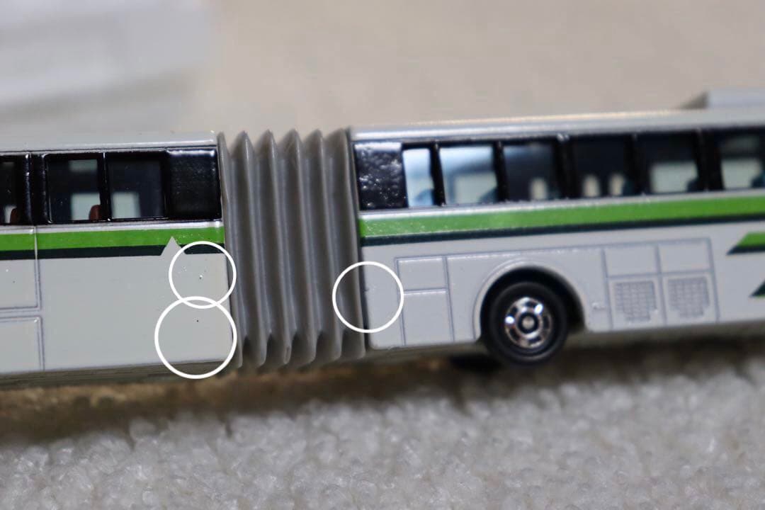 ロングトミカ　VOLVO 富士重工　連節バス　L4 EXPO85 トミカ