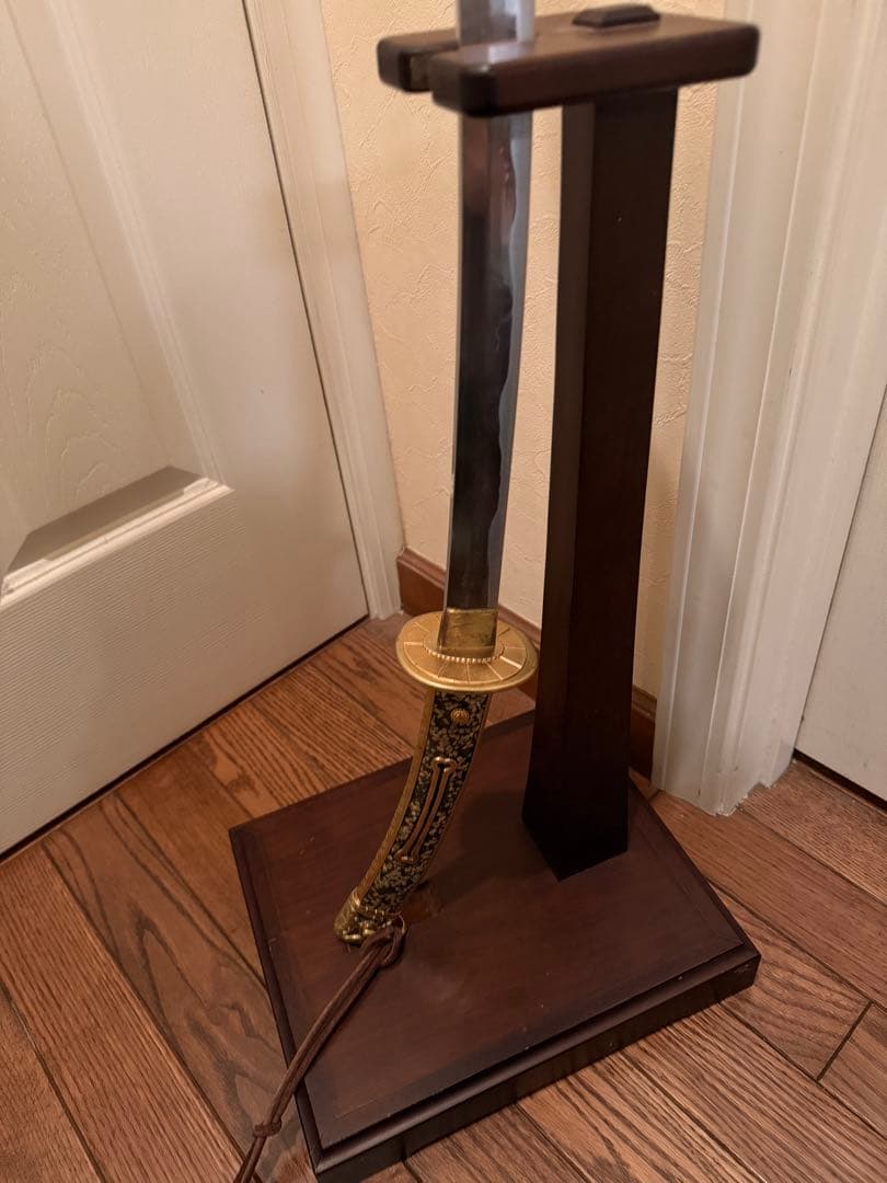 螺鈿 模造刀 スタンド付き