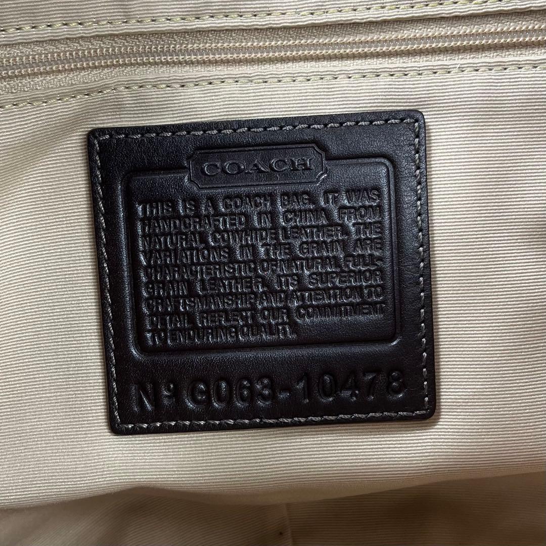 バッグ Coach Hobo Shoulder Bag Brown Leather