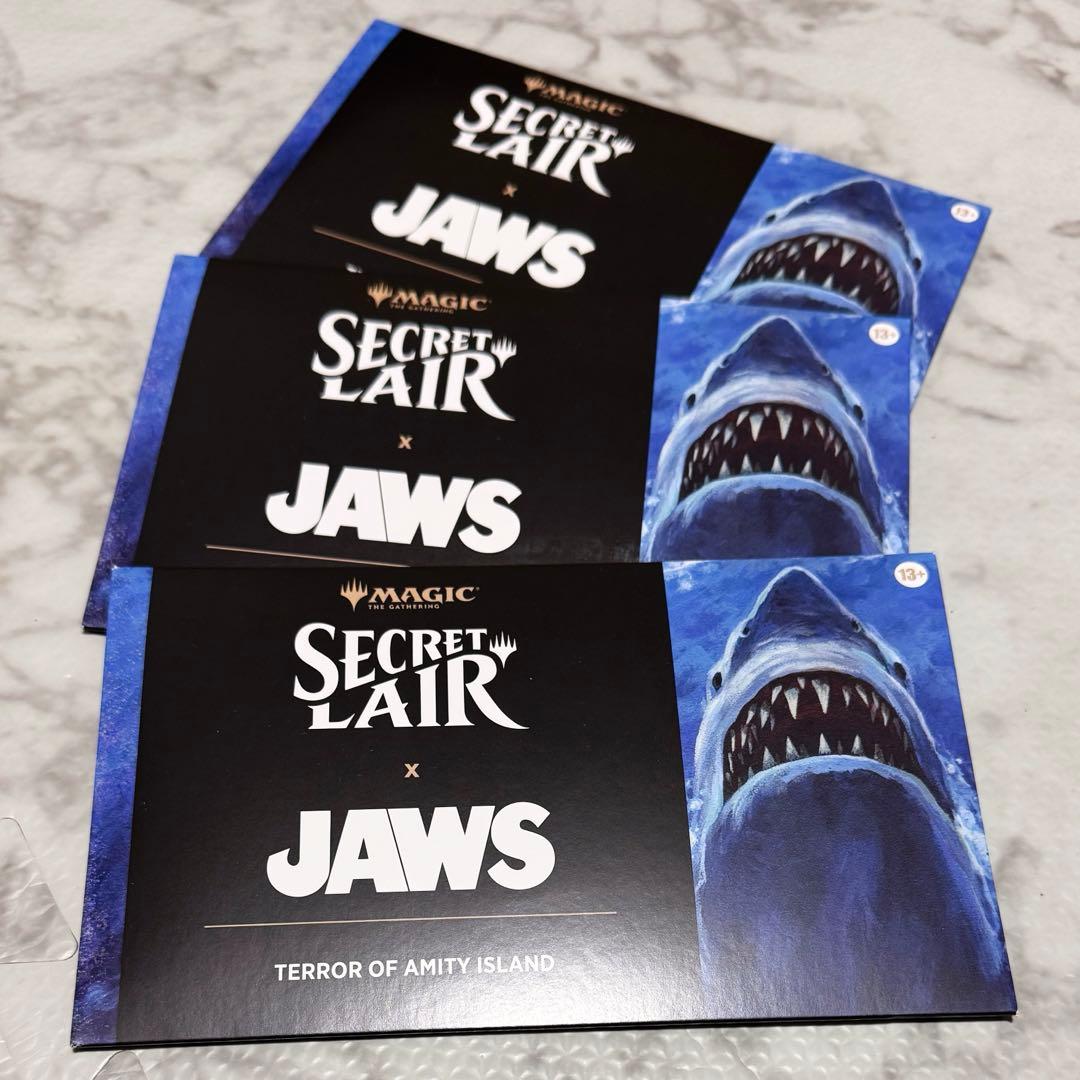 未開封 Secret Lair x Jaws foil MTG 3セット