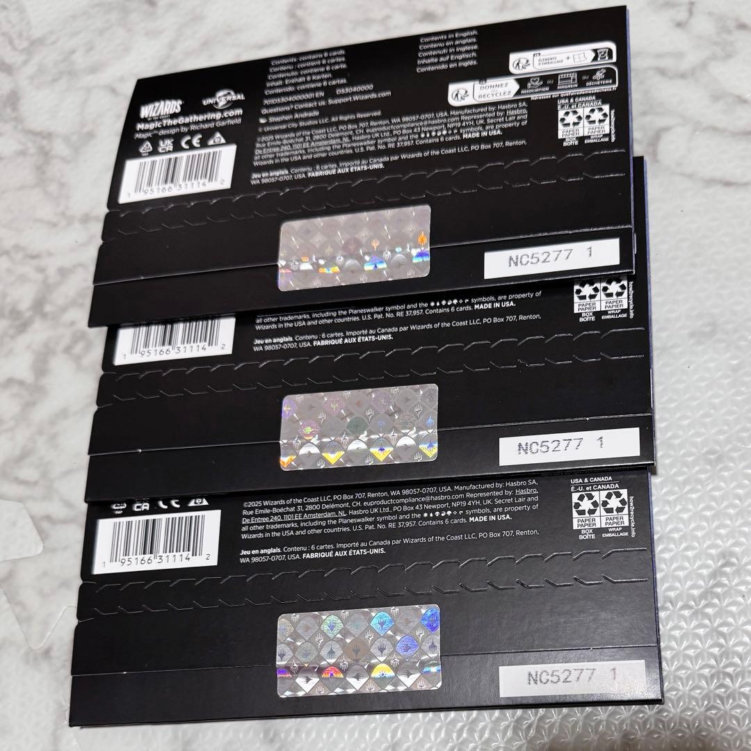 未開封 Secret Lair x Jaws foil MTG 3セット