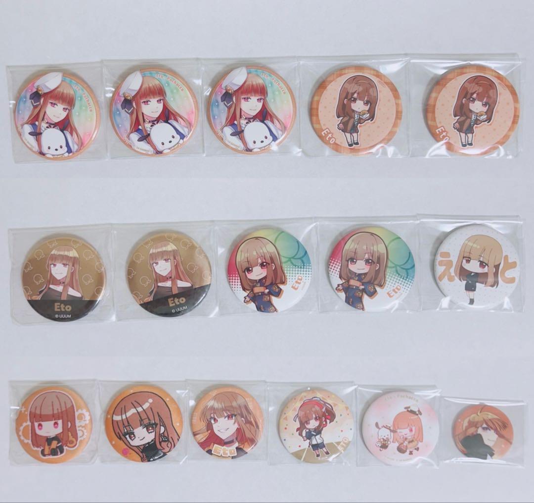 カラフルピーチ えと 缶バッジ