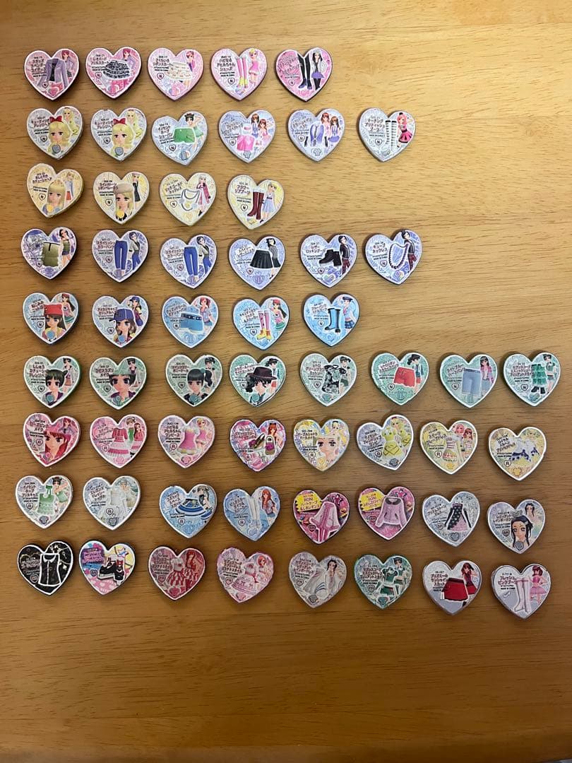 ハート型キャラクターコレクション 70個以上