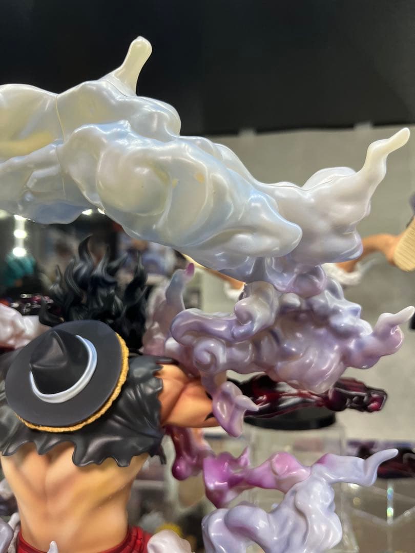 ワンピースone piece フィギュア　タイトルロゴ　アクリルロゴ　ルフィ