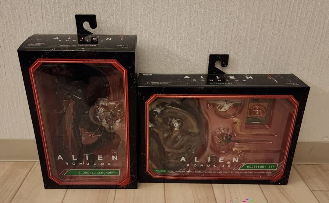 新品未開封 NECA エイリアンロムルス スコーチドゼノモーフ アクセサリー