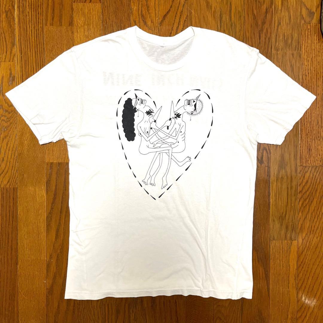 Nine Inch Nails オフィシャル Tシャツ　白/L