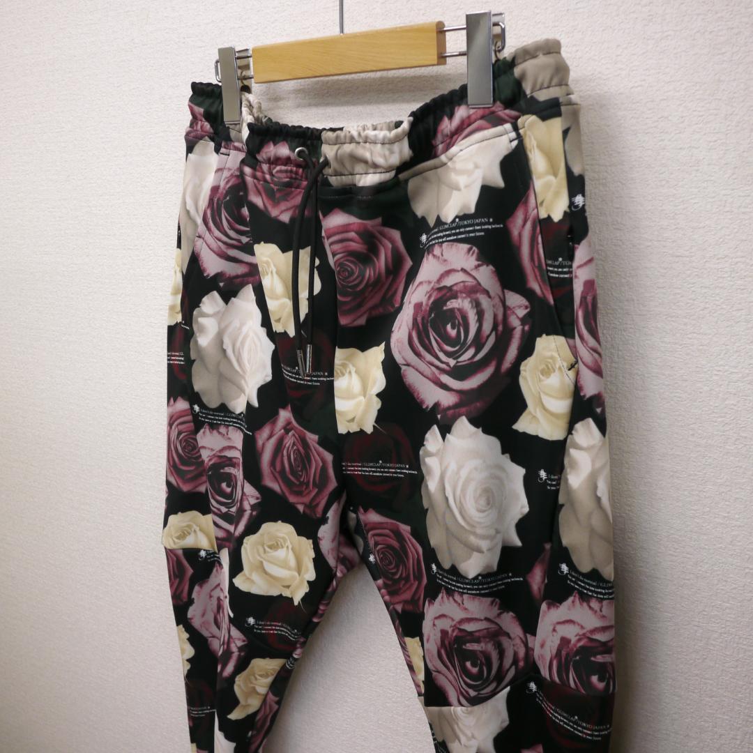 【新品】GLIMCLAP　ボタニカルパターン　ジャージーパンツ