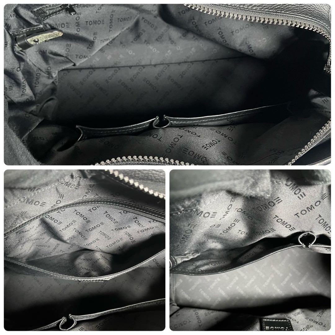 【極美品✨】TOMOE BOLD 2way ビジネスバッグ オールレザー 黒