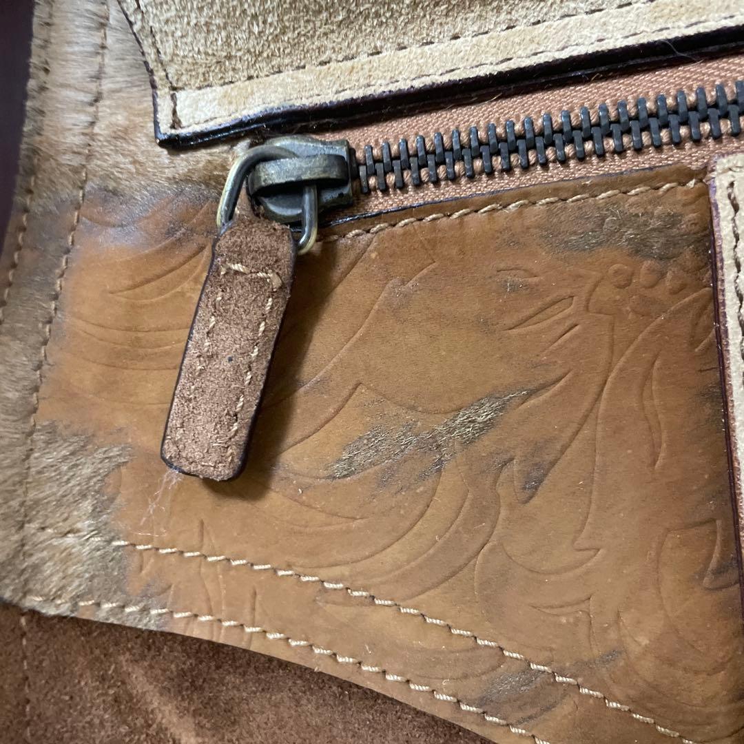 あ　美品　希少クリスチャンディオール　Dior サドル　ハラコ