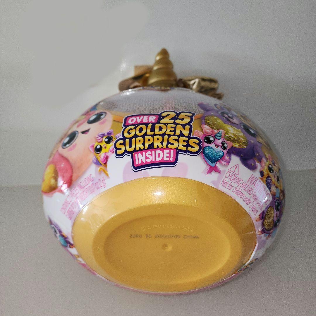 巨大 レインボーコーンズ ゴールデンエッグ　トナカイ　ぬいぐるみ　サプライズトイ