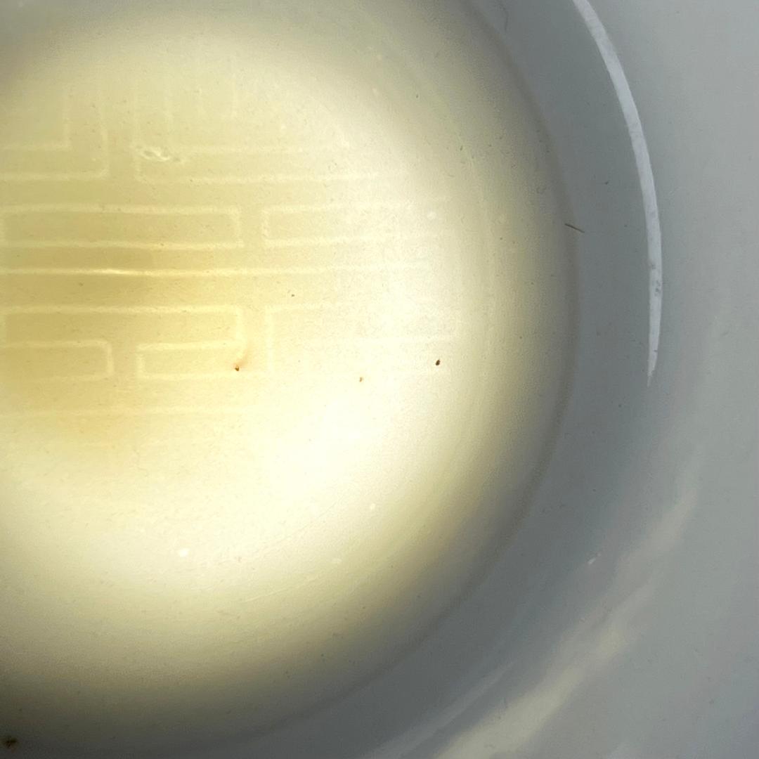 徳化窯 白磁陰刻寿紋皿 五客 白高麗 中国古玩 中国美術 旧家蔵出 A513