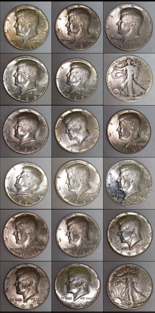 【全195枚】旧銀貨・旧アメリカ硬貨