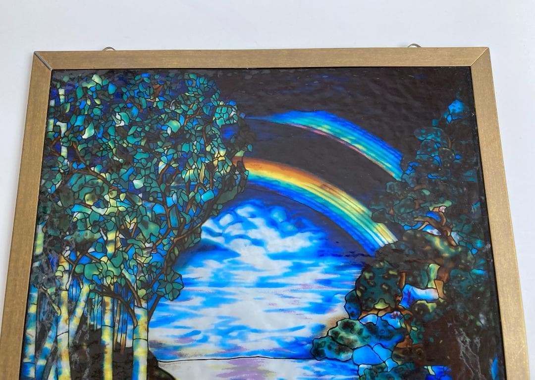 ルイス・C・ティファニー レインボー 虹 ステンドグラス グラスマスターズ
