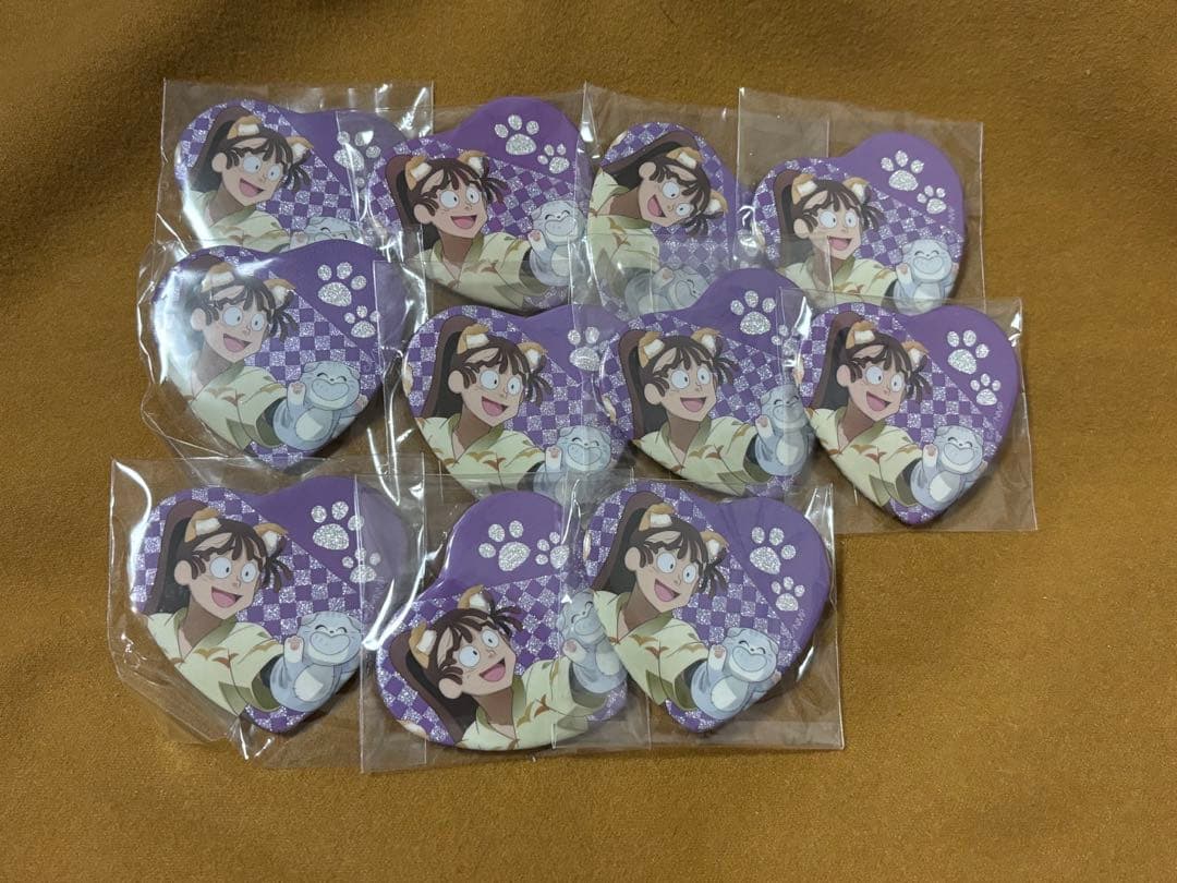 忍たま乱太郎 忍たま ナンジャタウン ハート缶バッジ 尾浜勘右衛門 11点