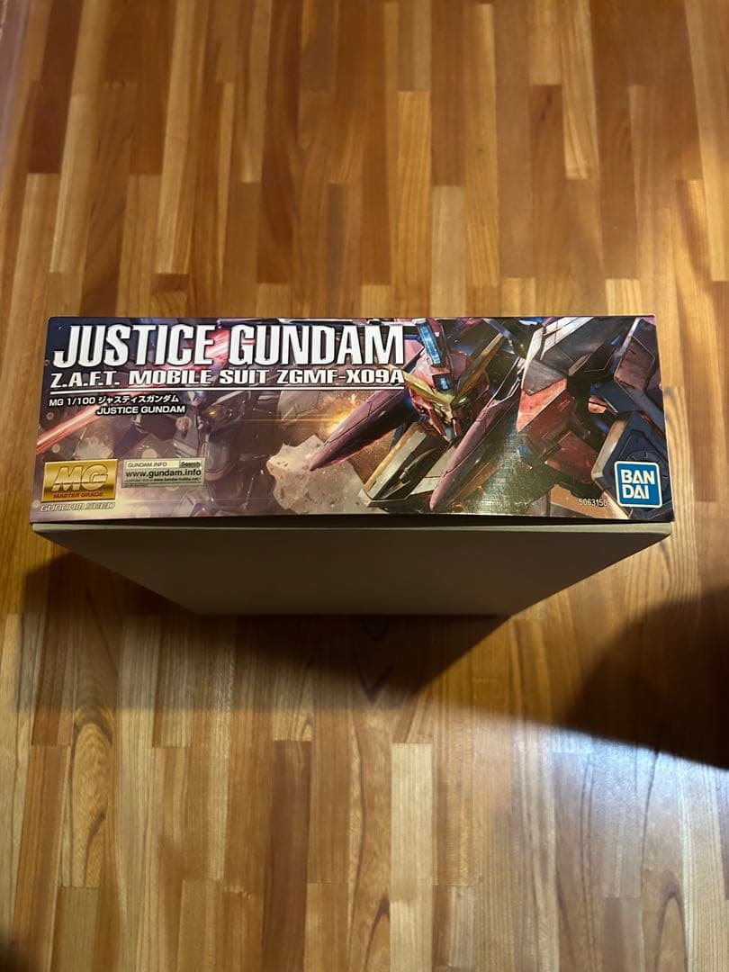 MG ジャスティスガンダム　ガンプラ　SEED 新品未組み立て