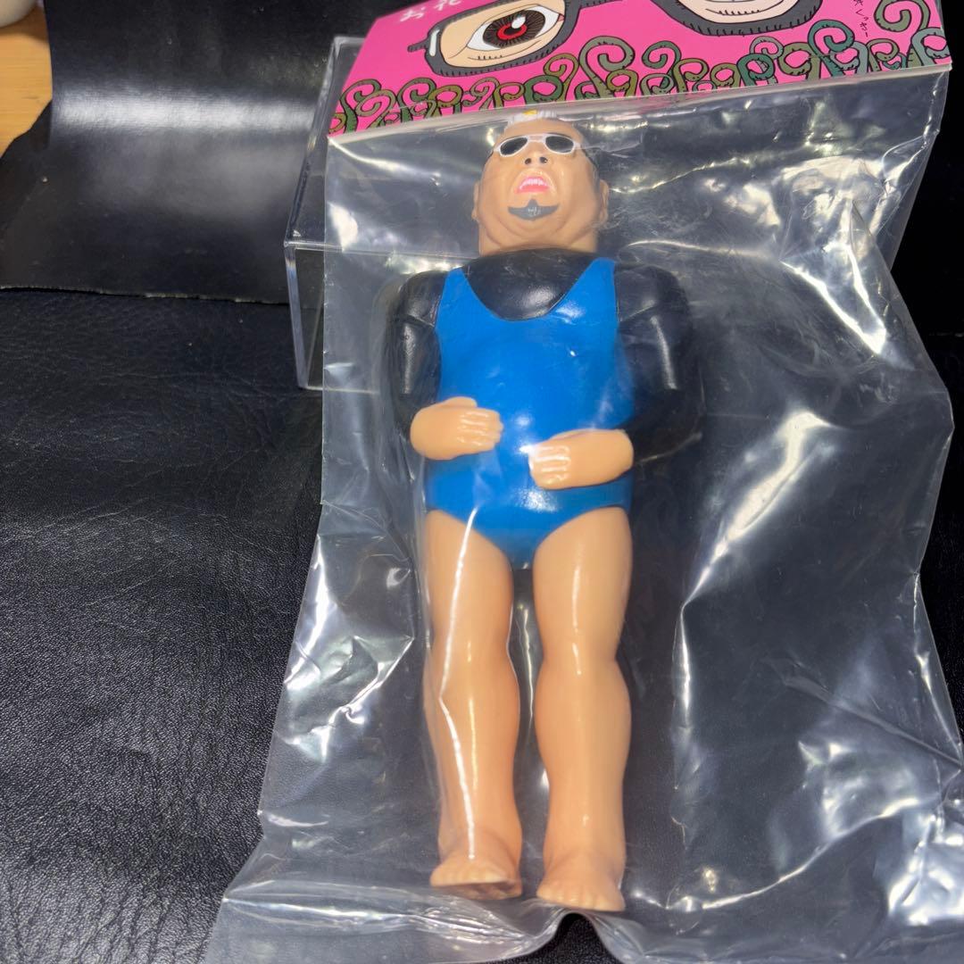 超くっきーランド ソフビ『お花を摘みにきたのちゃん』ソフビ 野性爆弾 くっきー