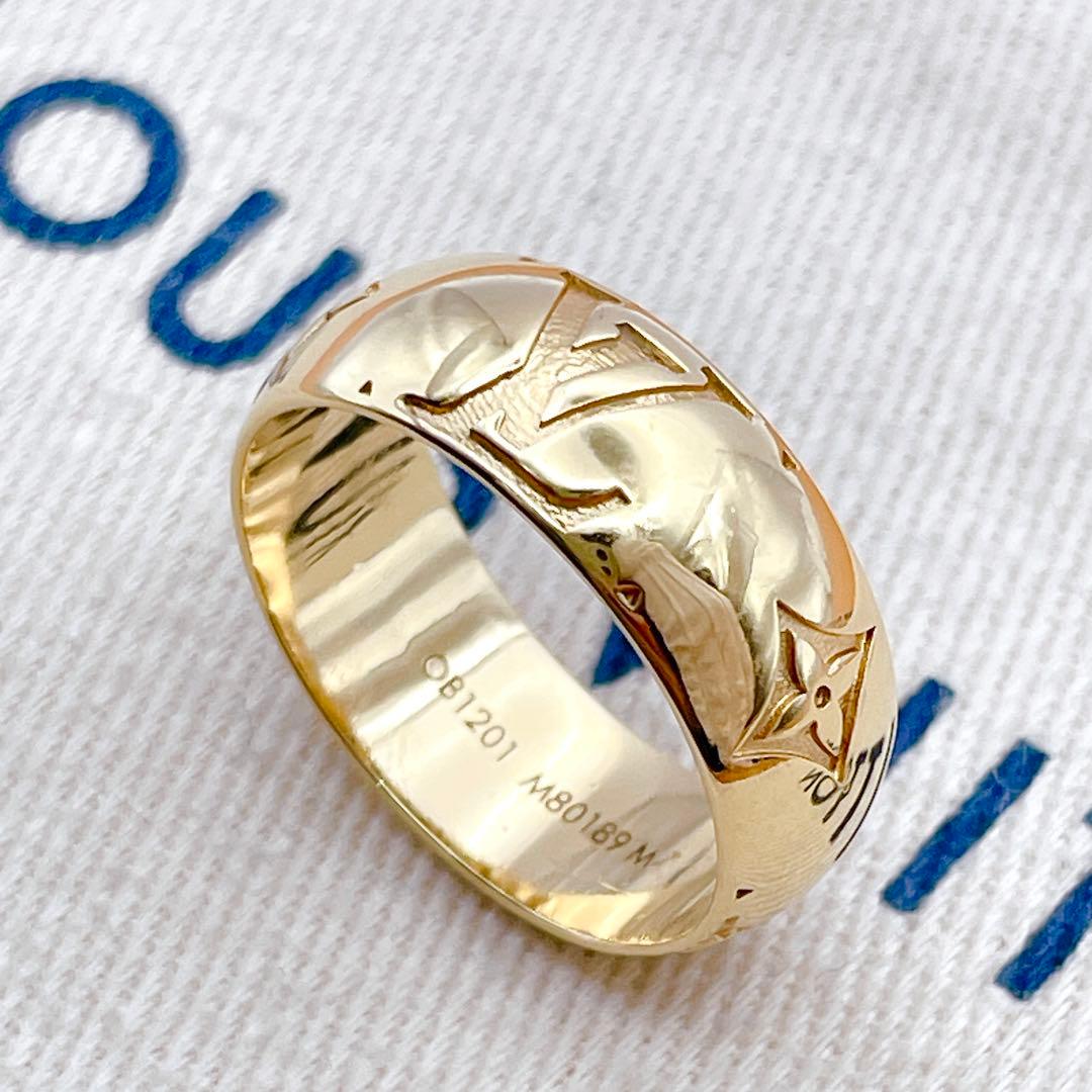 LOUIS VUITTON リング　ネックレス　モノグラム　ゴールド　指輪