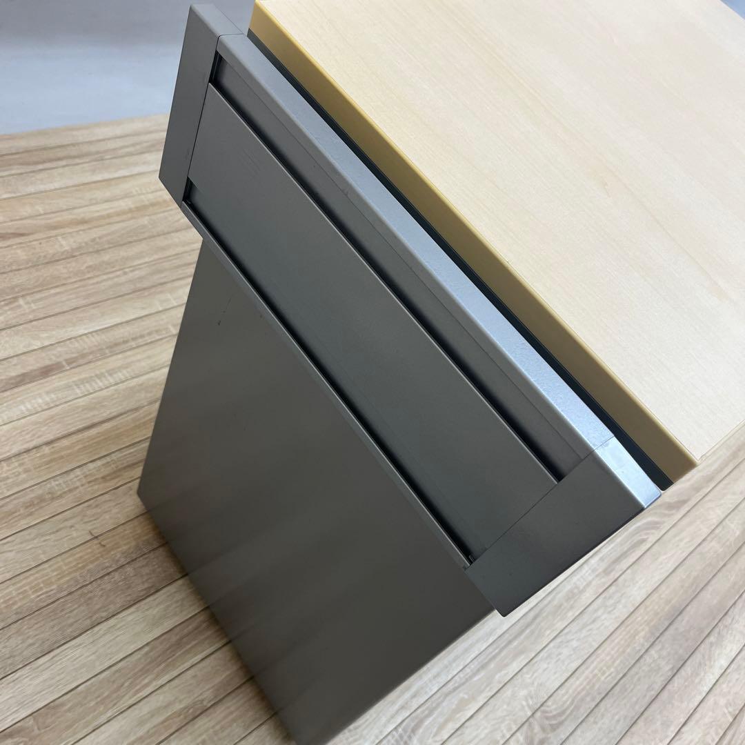 オカムラ 両ラウンドデスク 3段サイドデスクセット★メインデスク別出品セット販売