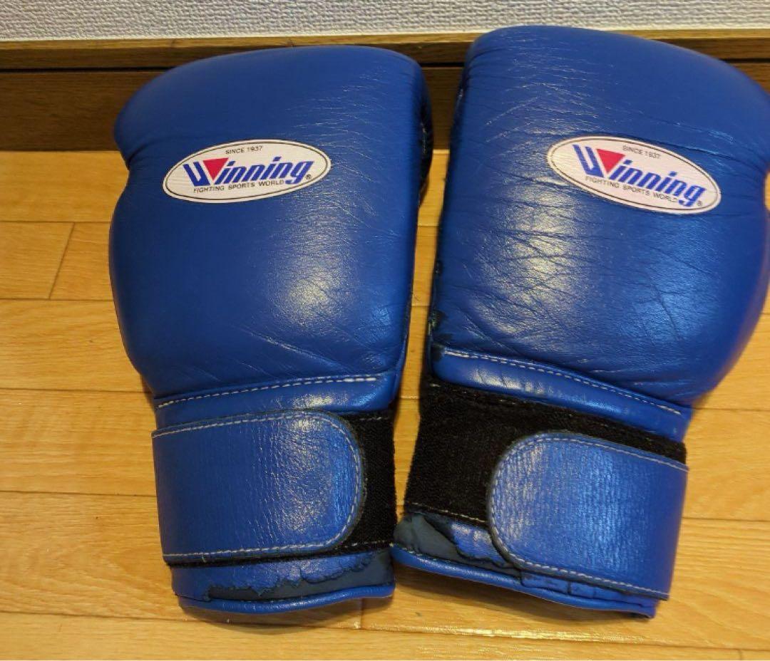 Winning ボクシンググローブ 16 oz 青（最終価格）
