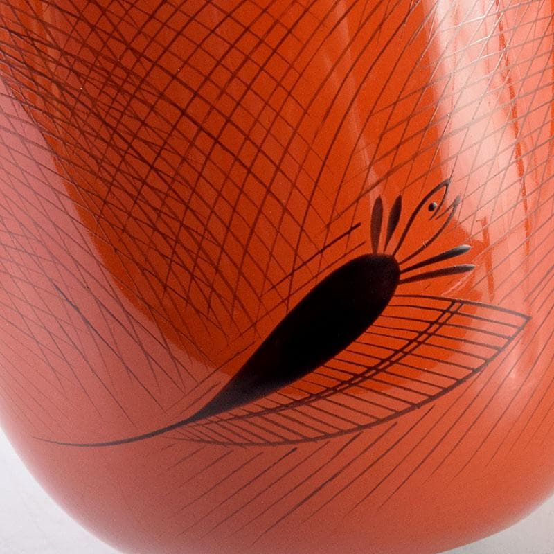 茶道具　山中塗　和田瑾斎造　玄々斎好　曙棗　共箱　V　6878