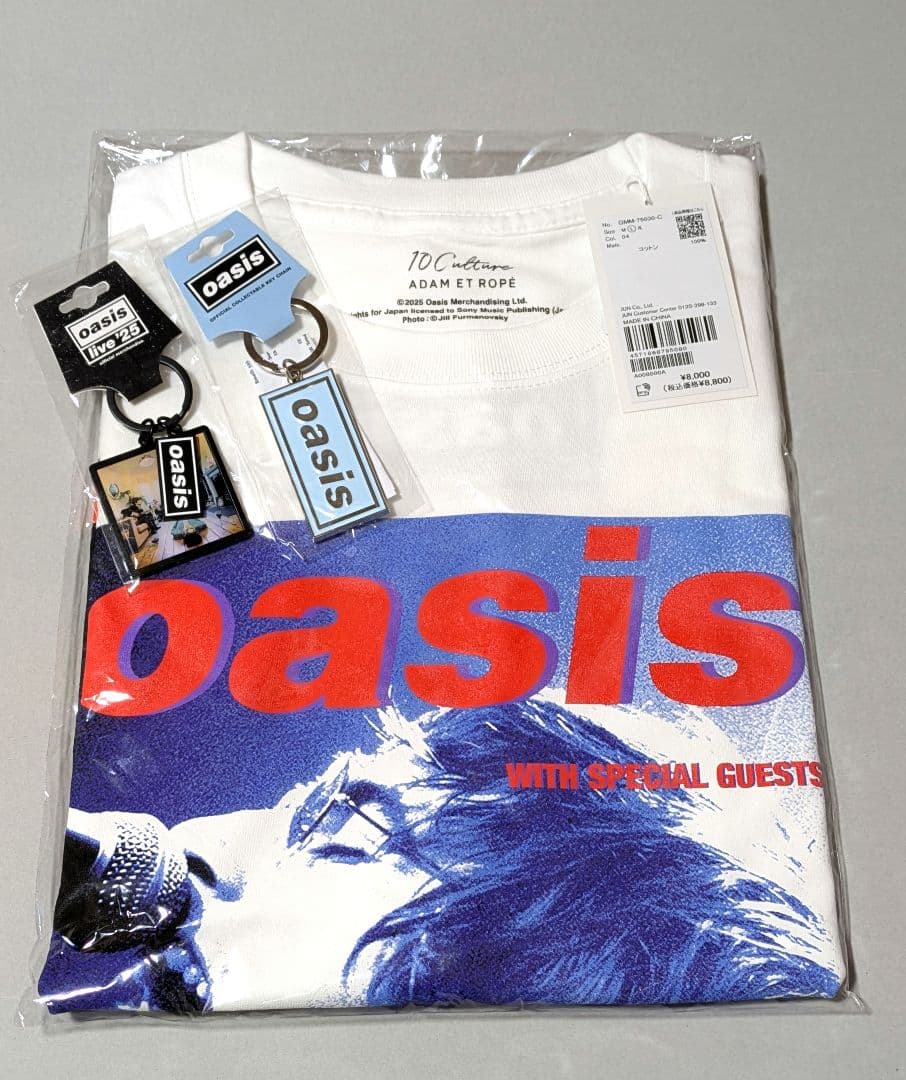 オアシス oasis 10Culture アダム・エ・ロペ Tシャツ Lサイズ