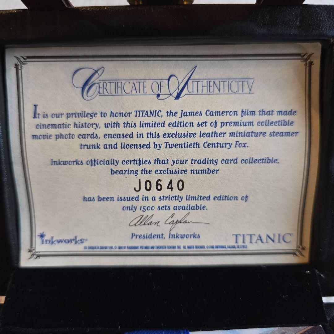 【限定品】タイタニック トレーディングカードセット