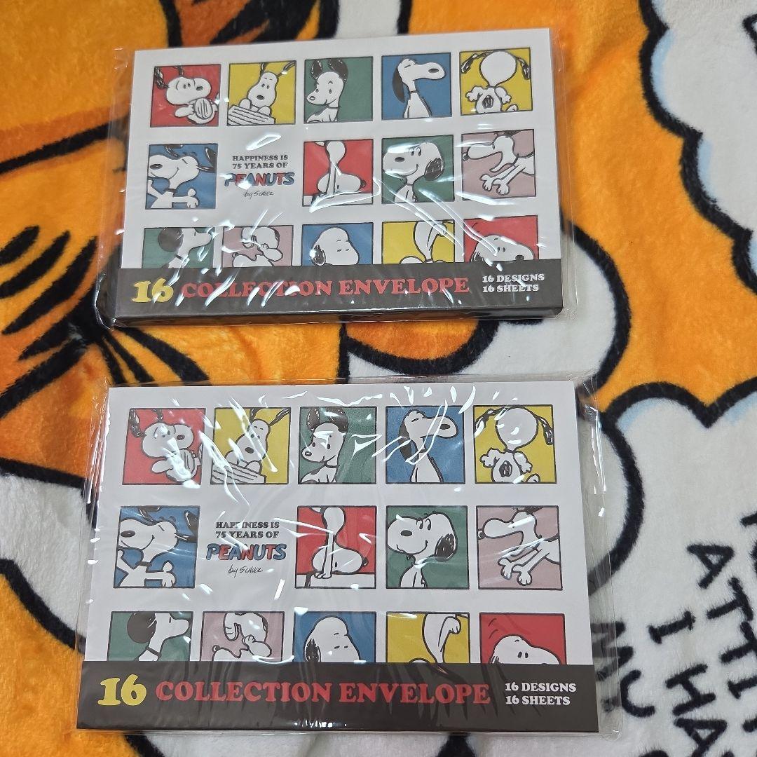 PEANUTS 75周年記念 封筒セット 16枚