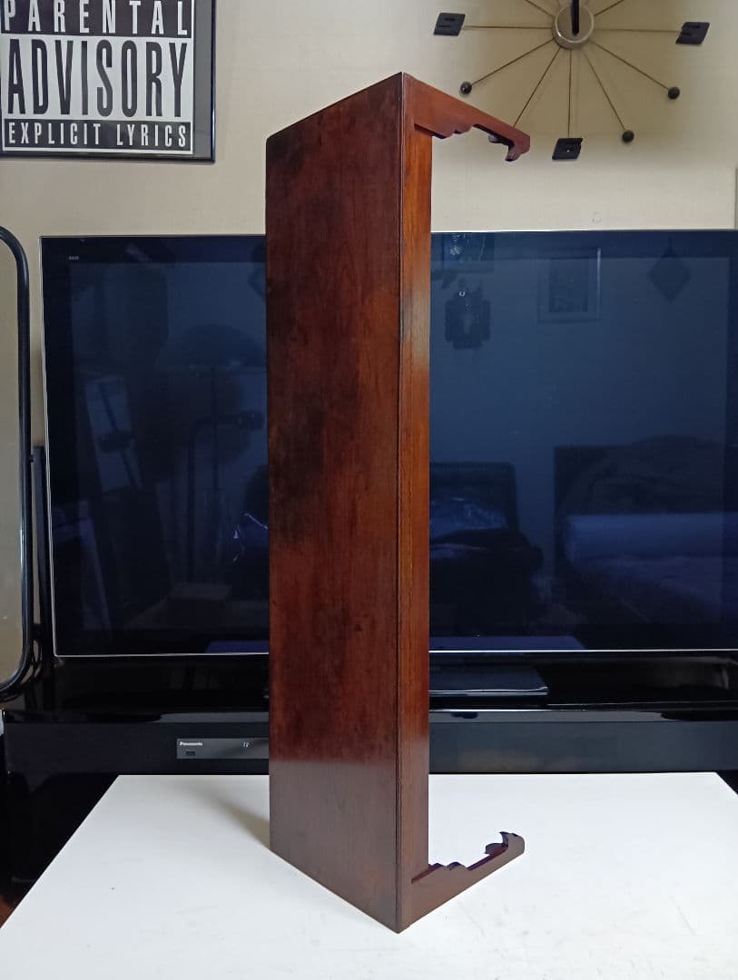 希少　明治期　欅　一枚板　組木細工　削り出し　文机　長尺机　錨脚