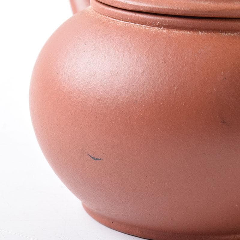 中国　荊渓恵孟臣製　 紫砂　朱泥　急須　茶壷　V　R8274