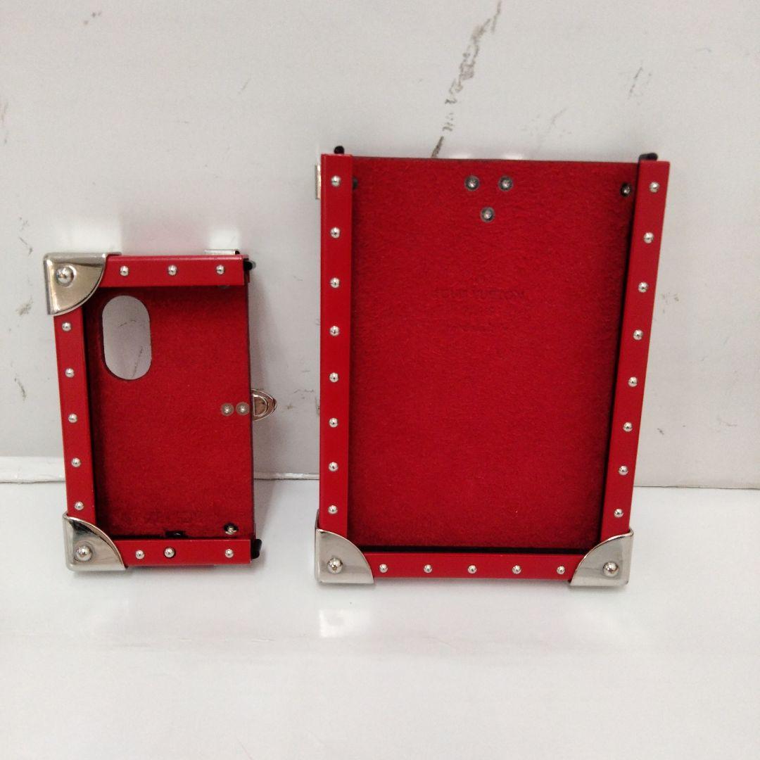 KM069 ルイヴィトン 美品 iPhoneケース モノグラム シュプリーム