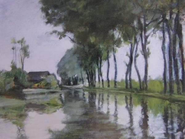 ジョン・ヘンリー・トワックトマン、「CANAL SCENE, HOLLAND」