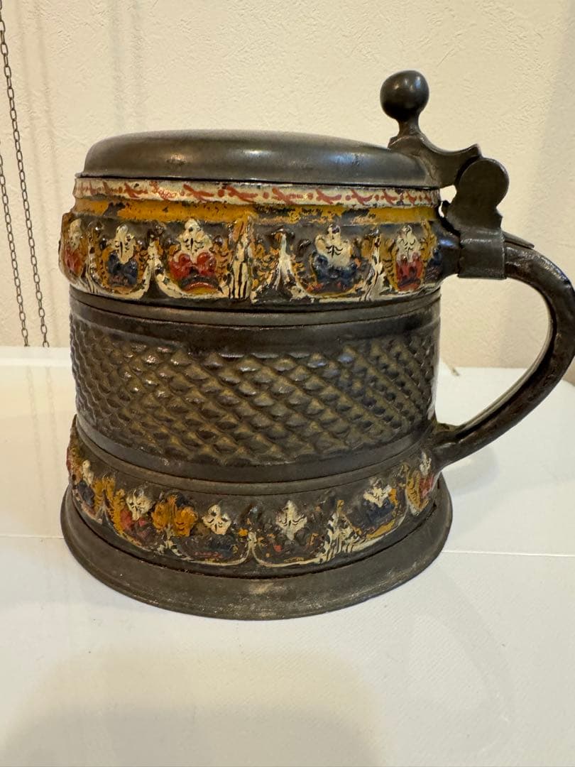 ドイツ製　ビアジョッキー型　抹茶　水指　小林一三　雅俗山荘所蔵