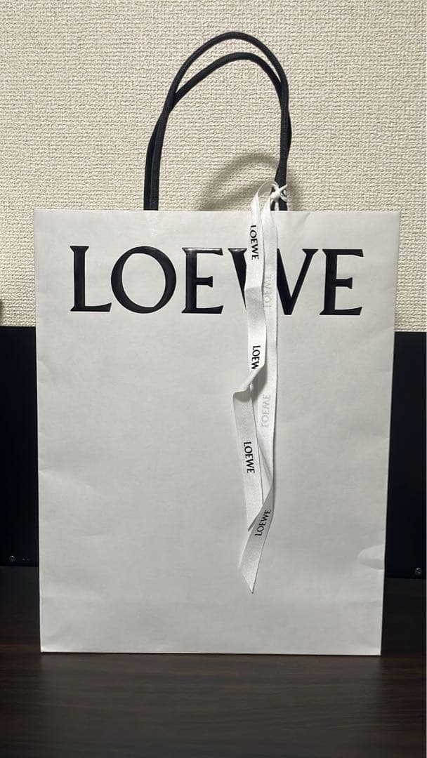 LOEWE アイボリー モヘアマフラー　新品未使用