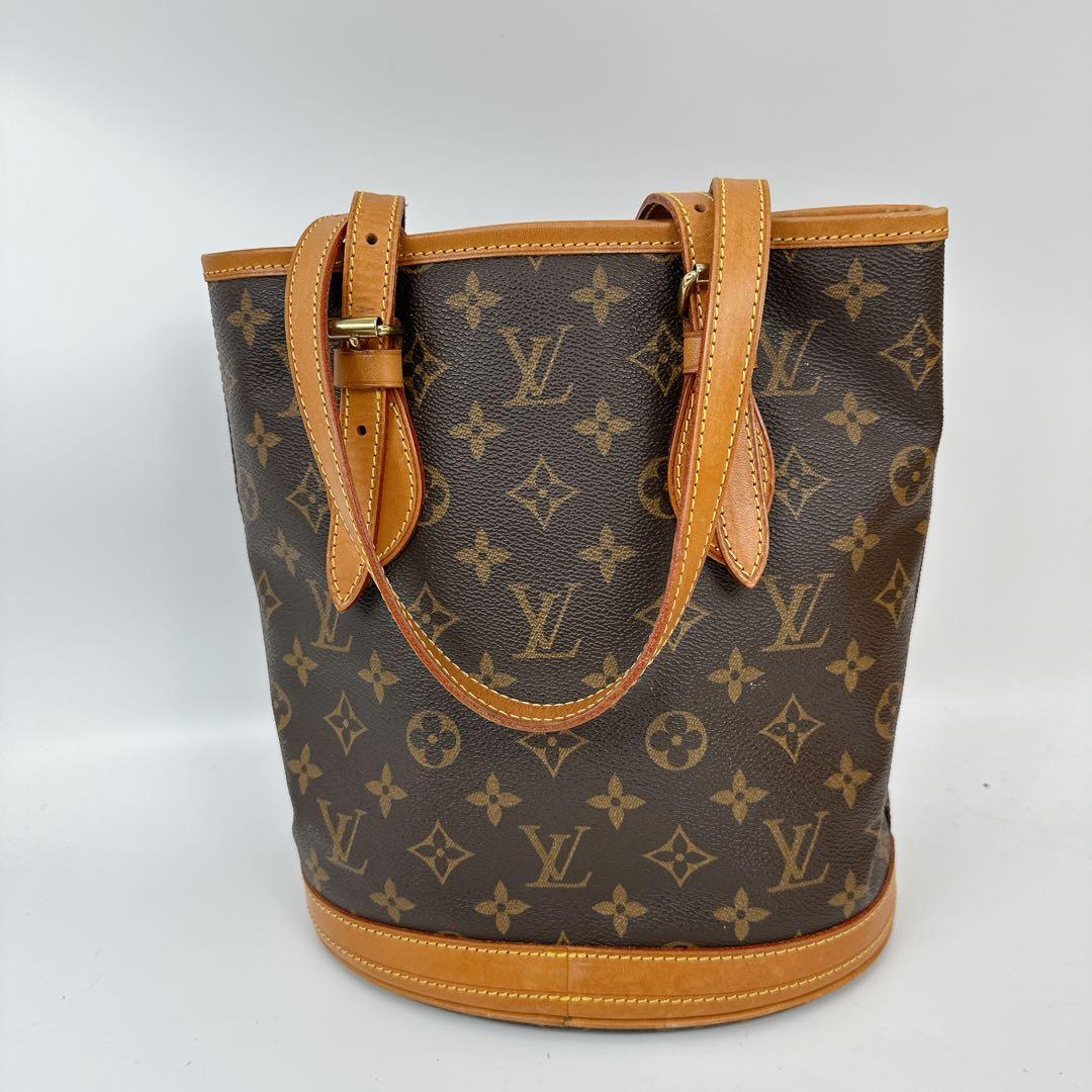 ルイヴィトン　バケツ　バッグ　モノグラム