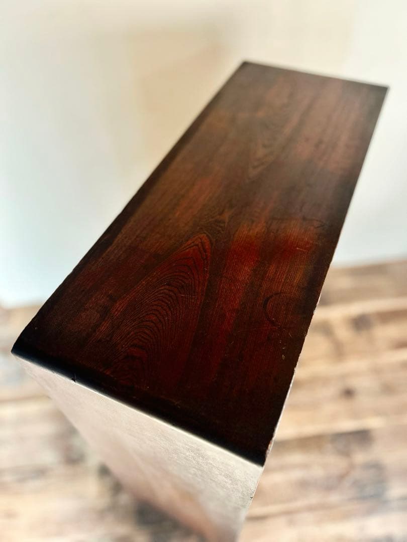 昭和レトロ 古家具 木製 飾り棚 ガラス戸 アンティーク 和家具 収納棚