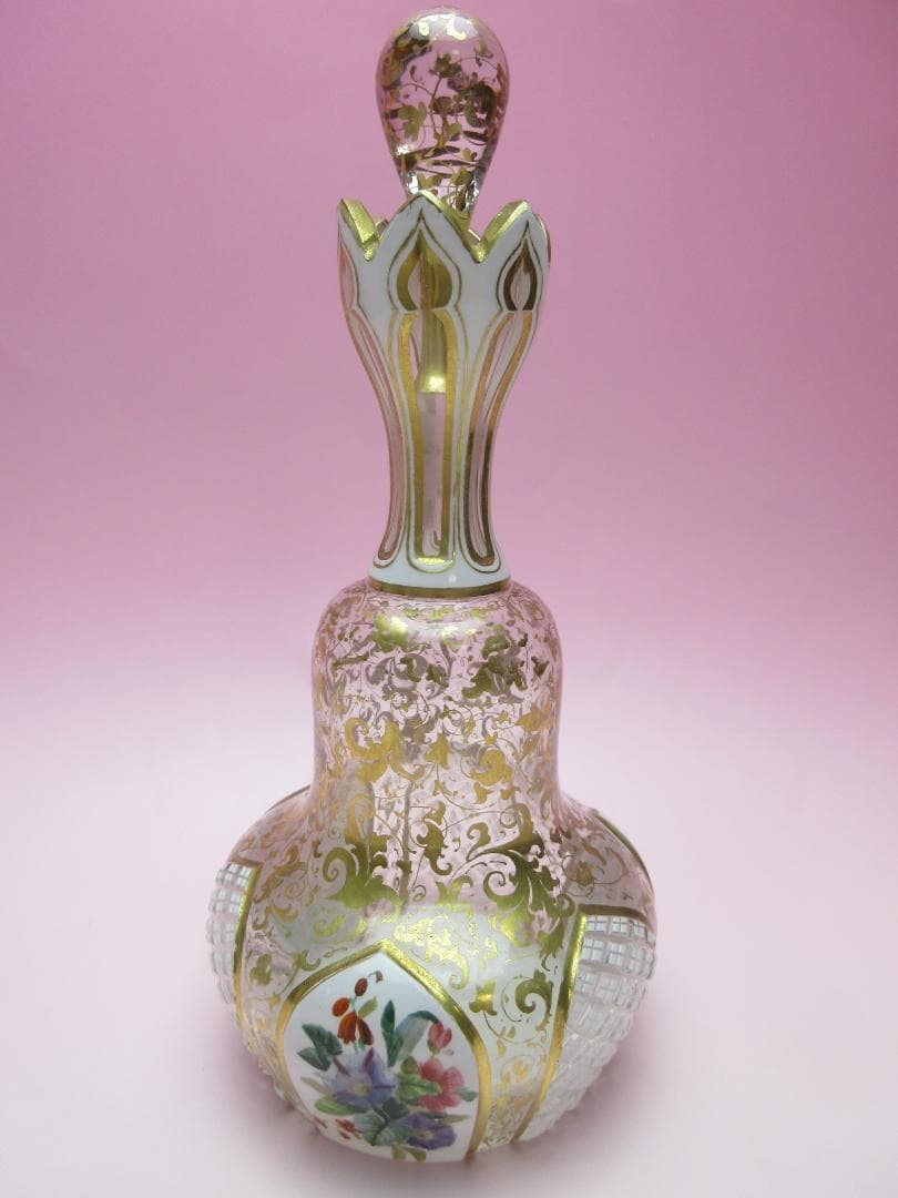 ビンテージ 金彩 花模様 洋風 デカンタ デキャンタ 70905