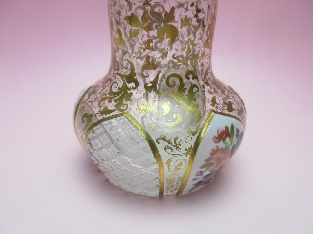 ビンテージ 金彩 花模様 洋風 デカンタ デキャンタ 70905