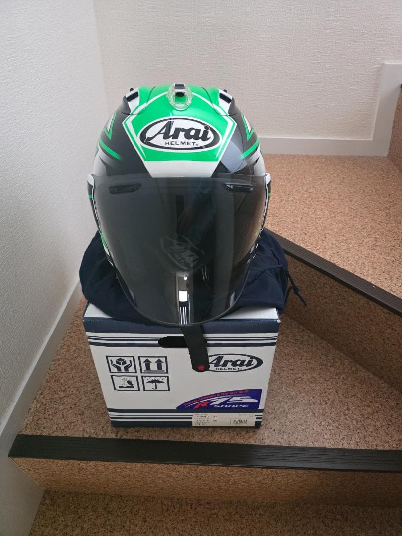 Arai VZ-RAM ゴーストグリーン XL 綺麗
