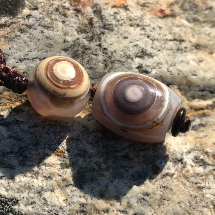 ゴビ石−794 ゴビ瑪瑙　眼石　パワースートン　男女兼用