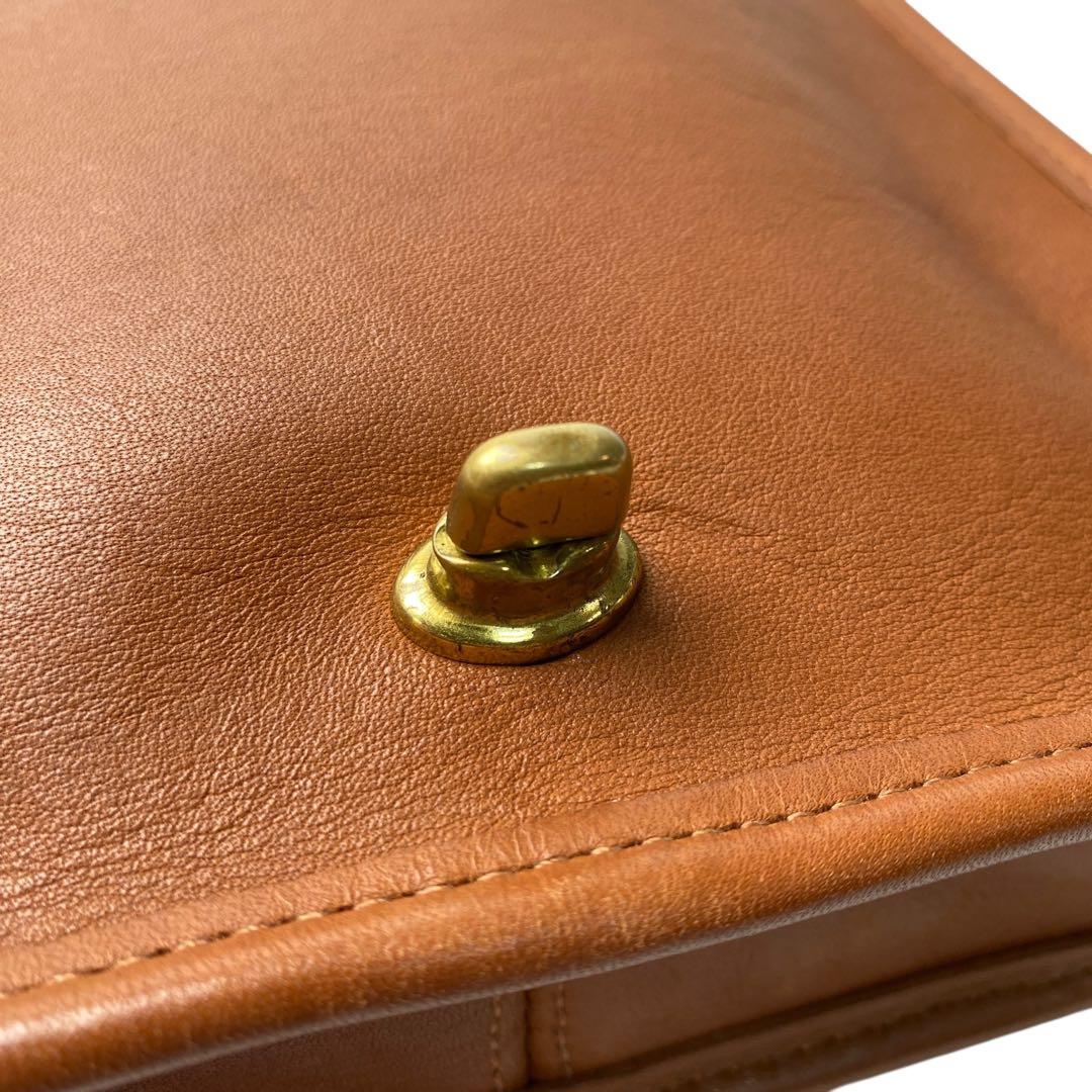 old coach オールドコーチ ショルダーバッグ オールレザー ターンロック