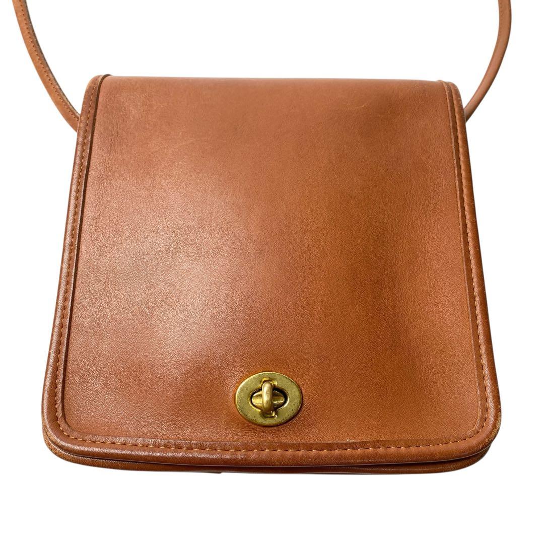 old coach オールドコーチ ショルダーバッグ オールレザー ターンロック
