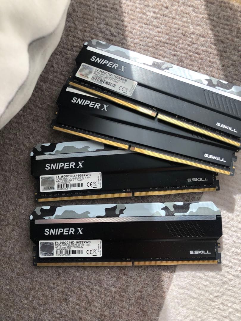 G.SKILL SNIPER X DDR4 3600 8GB×4枚セット32GB