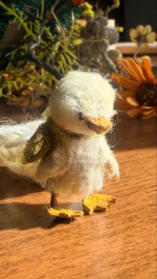moriのえほん様　小さいアヒル　ぬいぐるみ　ミニチュア　ハンドメイド