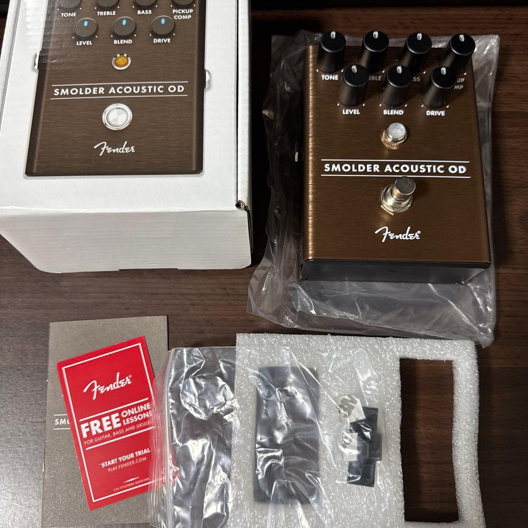 美品 Fender SMOLDER ACOUSTIC OVERDRIVE