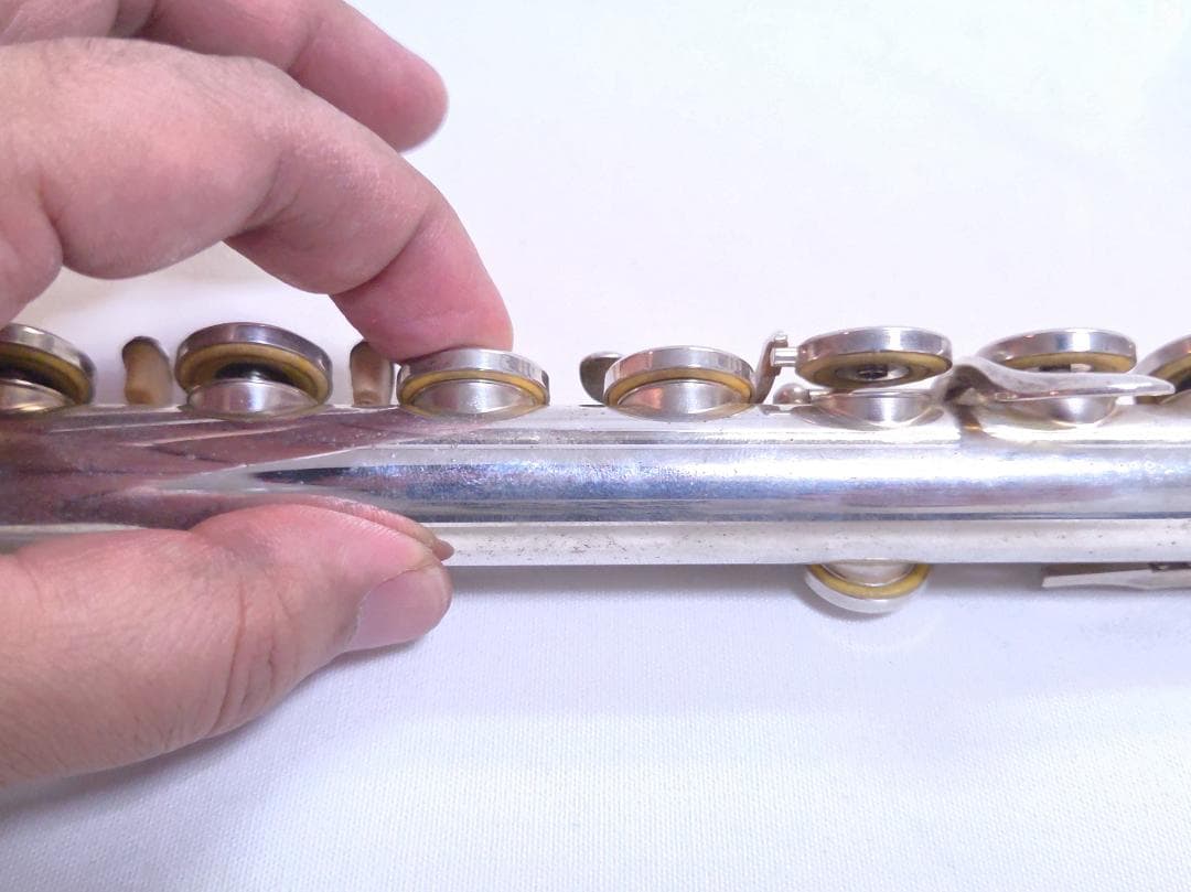 YAMAHA YFL-211S フルート 銀メッキ キー動作良好 #2423