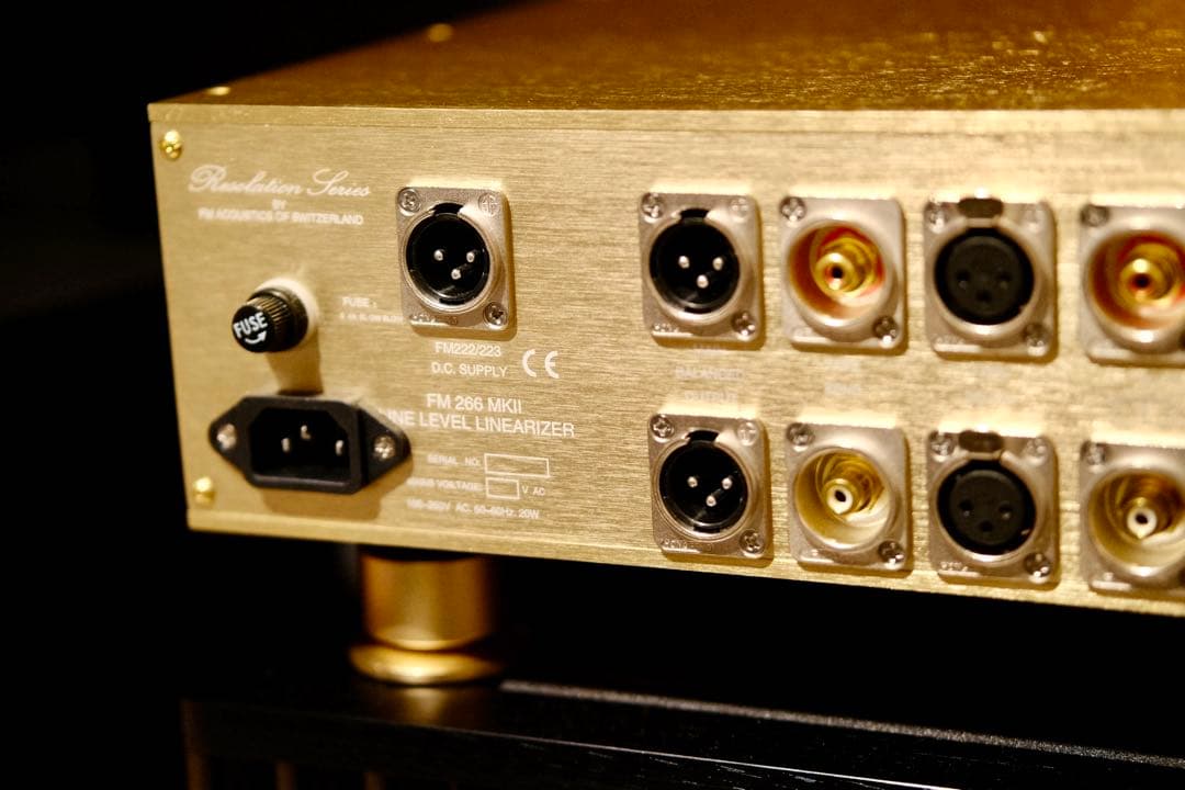 1:1クローン FM266 コントロールアンプ XLR出力バージョン