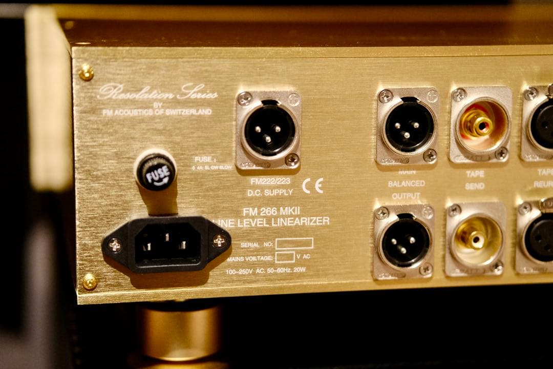 1:1クローン FM266 コントロールアンプ XLR出力バージョン